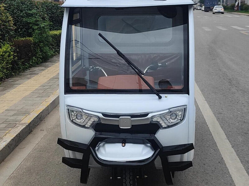 1000W Integrated Differential Motor Electric Delivery Van 3 Wheels Cabin Cargo Tricycle Full Closed Cab 48v Electric Tricycles