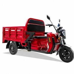 1200W Commercial Electric Cargo Tricycle for Adults 3-Wheel Large Capacity Cargo Bed 200-300kg Payload 50-70km Range