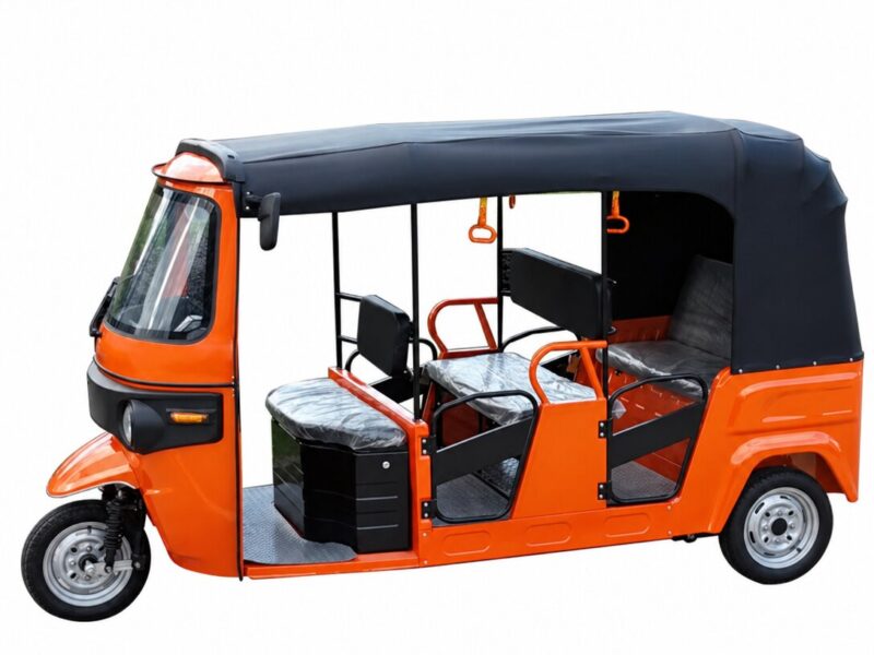 1500W 60V Electric Passenger Tricycle Open Body 4 Seat Three Wheel Vehicle 40km/h 50-70km Range