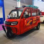 1500W Enclosed Passenger Electric Tricycle 5-7 Seater Closed Cabin E Rickshaw Dual Battery Hydraulic Disc Brake - image 2