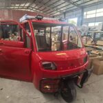 1500W Enclosed Passenger Electric Tricycle 5-7 Seater Closed Cabin E Rickshaw Dual Battery Hydraulic Disc Brake - image 5