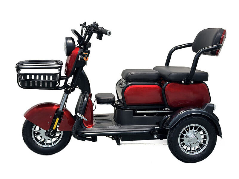 2024 Factory Sale 600W 650W 800W EV Tricycle 3 Wheel Electric Tricycle Trike for Sale