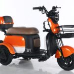 2024 Hot Sale New Adults 60V Electric Tricycle 3-Wheel City Type with Open Body and Baby Seat for Passenger Use - image 3