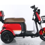 2024 Hot Sale New Adults 60V Electric Tricycle 3-Wheel City Type with Open Body and Baby Seat for Passenger Use - image 4