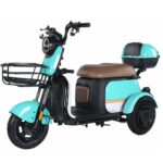 2024 Hot Sale New Adults 60V Electric Tricycle 3-Wheel City Type with Open Body and Baby Seat for Passenger Use - image 6