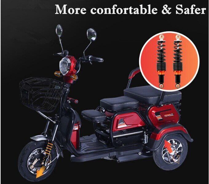 2025 China New Model Electric Tricycle Cargo Vehicle EEC Certified 3-Wheel Mobility Electric Tricycle for Adults Use Passenger