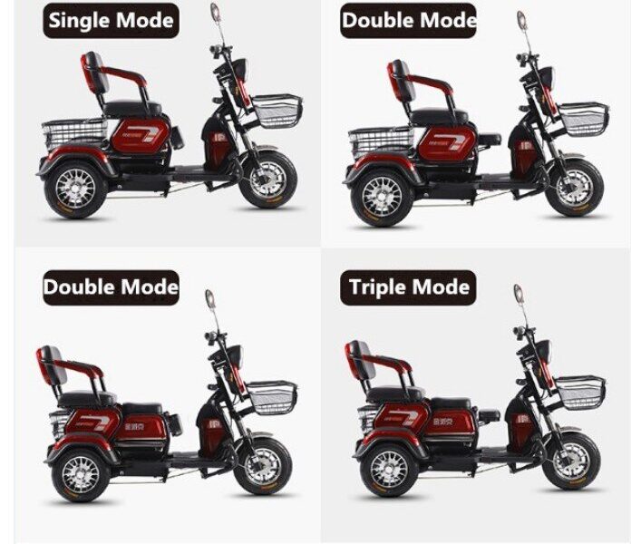 2025 China New Model Electric Tricycle Cargo Vehicle EEC Certified 3-Wheel Mobility Electric Tricycle for Adults Use Passenger
