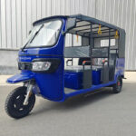 2025 Open Electric Passenger Tricycle 801-1000W Three Wheel Rickshaw Tuk Tuk Taxi 14 Inch Tires - image 3
