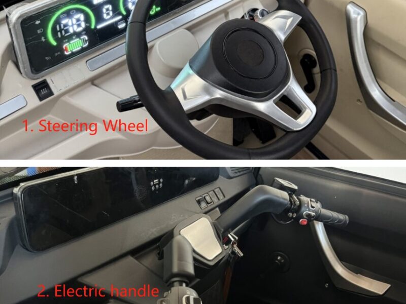 2026 EU in Stock Electric Semi Closed CargoTricycle EEC COC 3 Wheels Trike 25km/h 45ah 58ahTuktuk 72V Mobility Trolley for Cargo