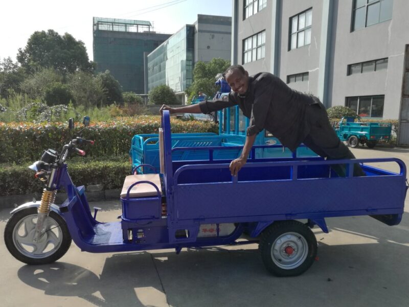 2026 EU in Stock Electric Semi Closed CargoTricycle EEC COC 3 Wheels Trike 25km/h 45ah 58ahTuktuk 72V Mobility Trolley for Cargo