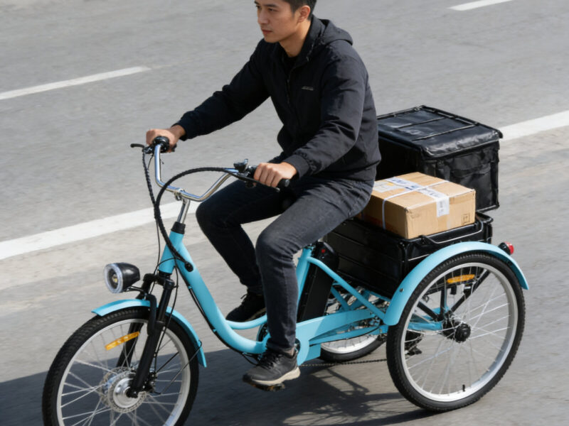 24″ Adult Electric Tricycle, 36V 250W Pedal Assist Leisure Shopping Bike