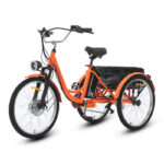 24″ Adult Electric Tricycle, 36V 250W Pedal Assist Leisure Shopping Bike - image 5