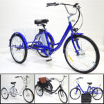 24 Inch 36V 350W Electric Tricycle for Seniors & Adults, Pedal Assist Cargo & Delivery Trike, Manned Stability Comfort Design - image 3
