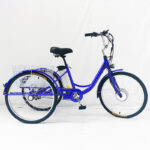 24 Inch 36V 350W Electric Tricycle for Seniors & Adults, Pedal Assist Cargo & Delivery Trike, Manned Stability Comfort Design - image 5