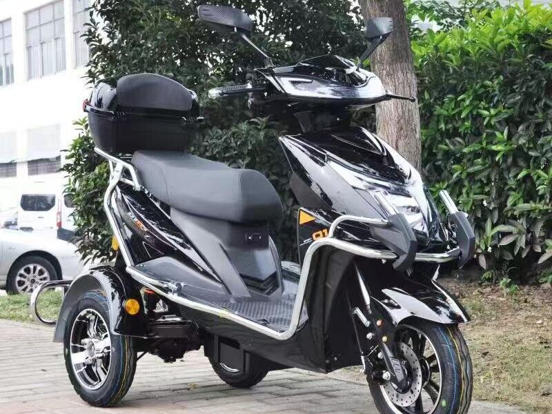 3 Wheel Electric Tricycle 35-40km/h 800W 60v/72v 20ah Battery Bike Electric Tricycle