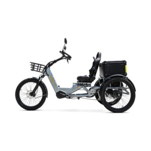 3-Wheel Electric Tricycle with Open Body Design High-Power 1750W Dual Motor 200kg Payload Capacity Long-range Driving Tricycle