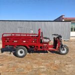 3 Wheels Gasoline Cargo Tricycle Petrol Motorized Fuel Motorcycle 150cc Engine Truck for Adults Transportation with Open Van - image 5