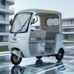 3000W 72V Electric Cargo Tricycle Air Conditioned Cabin Three Wheel Vehicle 400kg Payload - image 2