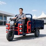 3000W Electric Cargo Tricycle 60V Three Wheel Utility Vehicle 45km/h Open Body for Adult Transport - image 2