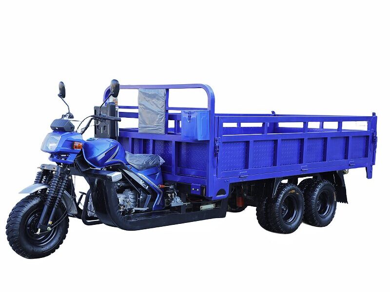 350cc Gasoline Motor Tricycle 9 Wheel Cargo Tricycle 350cc Water Cooling Customized Double Wheel