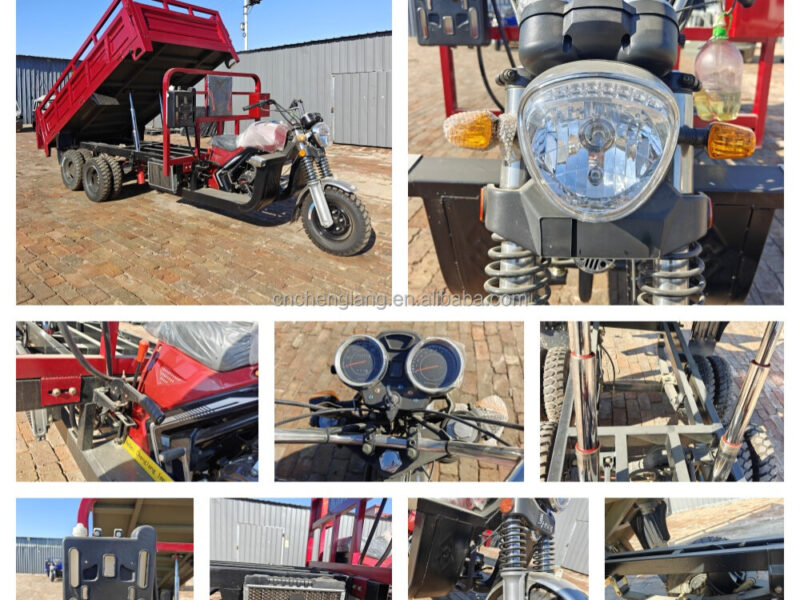 350cc Hibridos Petroleo Motocarga Motocicleta De 9 Ruedas 9 wheels Tricycle a Essence