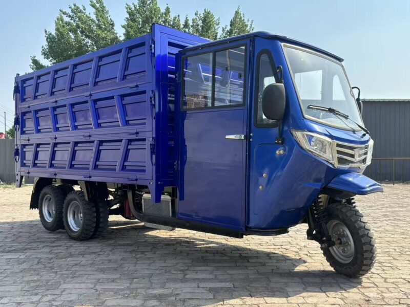 350cc Water-cooled Engine 9-wheel Open Body High-Power Mobile Fueling Tricycle Dump Truck Bestseller in 2026