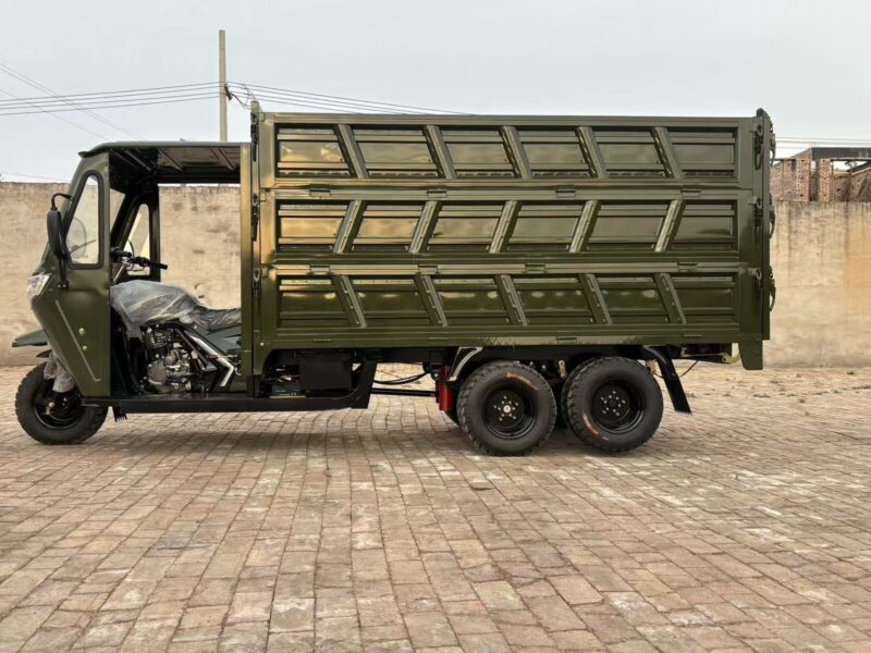 350cc Water-cooled Engine 9-wheel Open Body High-Power Mobile Fueling Tricycle Dump Truck Bestseller in 2026