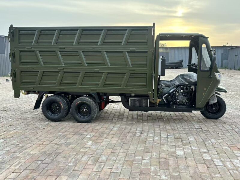 350cc Water-cooled Engine 9-wheel Open Body High-Power Mobile Fueling Tricycle Dump Truck Bestseller in 2026