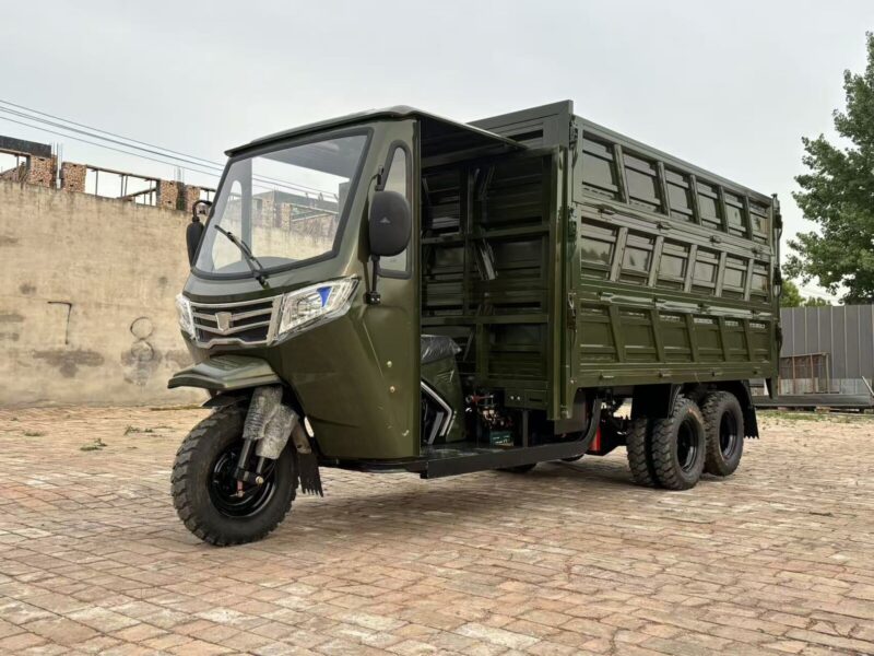 350cc Water-cooled Engine 9-wheel Open Body High-Power Mobile Fueling Tricycle Dump Truck Bestseller in 2026