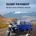 350cc Water-cooled Engine 9-wheel Open Body High-Power Mobile Fueling Tricycle Dump Truck Bestseller in 2026 - image 7