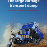 350cc Water-cooled Engine 9-wheel Open Body High-Power Mobile Fueling Tricycle Dump Truck Bestseller in 2026 - image 8