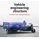 350cc Water-cooled Engine 9-wheel Open Body High-Power Mobile Fueling Tricycle Dump Truck Bestseller in 2026 - image 10