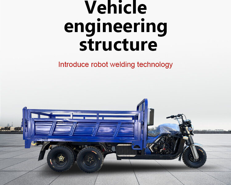 350cc Water-cooled Engine 9-wheel Open Body High-Power Mobile Fueling Tricycle Dump Truck Bestseller in 2026