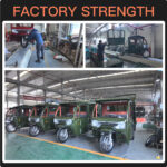 3PLUS Hot Selling EEC COC DOT CE Electric Cargo Enclosed Mobility Tricycle 3000W 45KM/H Tuk Tuk for Adults - image 4