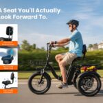 48V 10.4Ah 3 Wheeler Electric Tricycle Cargo Bike for Adult with Storage Basket - image 2