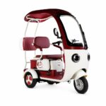 48v Electric Tricycle for Urban Commute Convenient Open Shelter with Wind Rain Sun Coverage for Elderly People - image 3