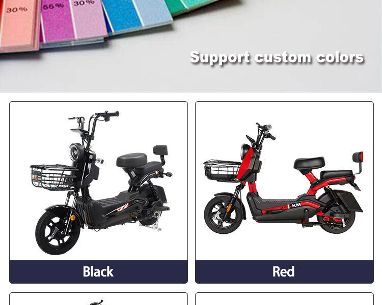 48V Two Seat Electric Tricycle 501-800W Adult Three Wheel Passenger Bike Open Body Front Basket