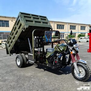 5 Wheel Diesel Dump Truck Tricycle Open Body Motorized Cargo Tricycle 1000kg-2000kg Payload