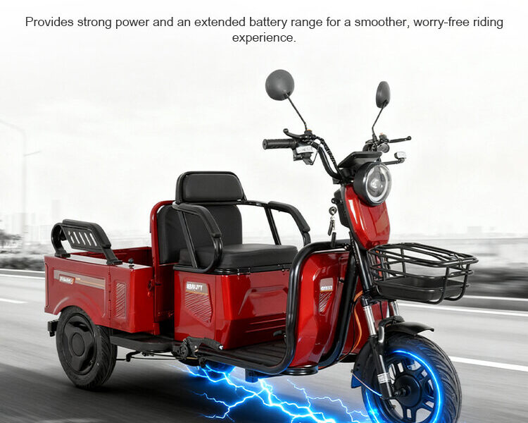 600W-1000W Electric Tricycles Cargo Truck for Adult Electric Trike Electric 3 Wheels Vehicle Open Body