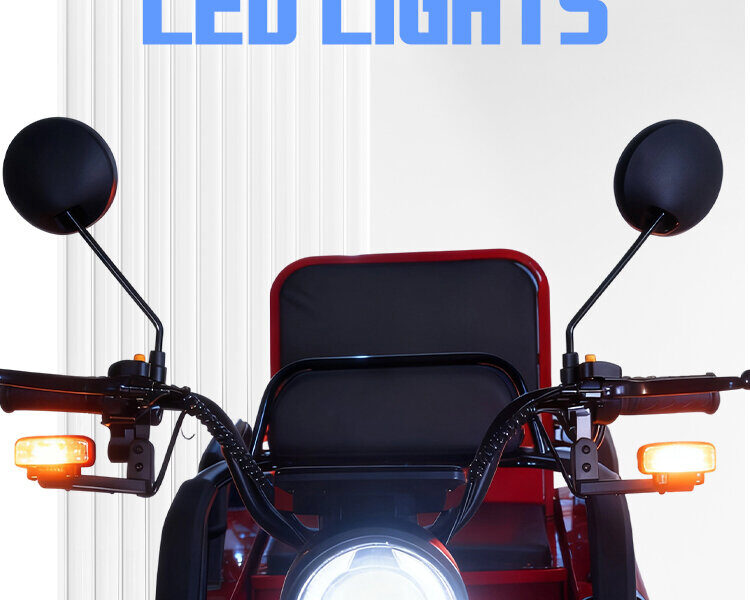 600W-1000W Electric Tricycles Cargo Truck for Adult Electric Trike Electric 3 Wheels Vehicle Open Body