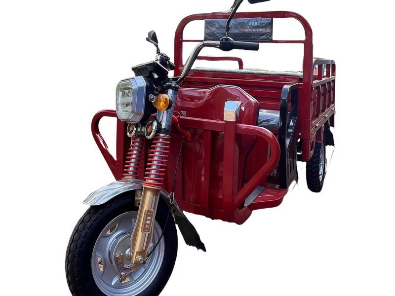 60V/1000W Electric Dumper Tricycle for Adults 3-Wheel Cargo Trike for Urban Commute Transport Express Motorcycles Delivery Truck