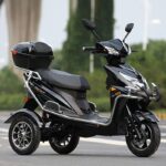 60V 1000W Electric Tricycle Scooter 3 Wheel Adult Cargo Trike 30-50km/h High Speed Dual Rear Wheels Open Top Box Wholesale - image 3
