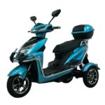 60V 1000W Electric Tricycle Scooter 3 Wheel Adult Cargo Trike 30-50km/h High Speed Dual Rear Wheels Open Top Box Wholesale - image 4