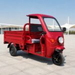 60V 501-800W Electric Cargo Tricycle Open Body Steel Frame Three Wheel Utility Transport Vehicle 54km/h - image 2