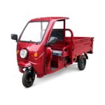 60V 501-800W Electric Cargo Tricycle Open Body Steel Frame Three Wheel Utility Transport Vehicle 54km/h - image 4