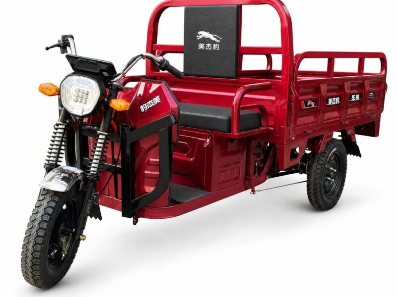 60V 501-800W Electric Cargo Tricycle Open Body Utility Vehicle 90km Range 54km/h Speed