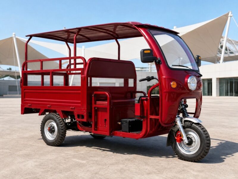 60V 801-1000W Electric Cargo Tricycle 400kg Payload 90km Range 45km/h Farm Transport
