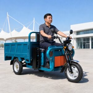 60V 801-1000W Electric Cargo Tricycle Open Body Three Wheel Utility Vehicle 54km/h 90km Range 25 Degree Climb DOT