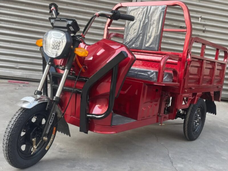 60V Cargo Electric Tricycle 501-800W Open Body Three Wheel Utility Vehicle 90km Range 54km/h Speed 25 Degree Climbing DOT