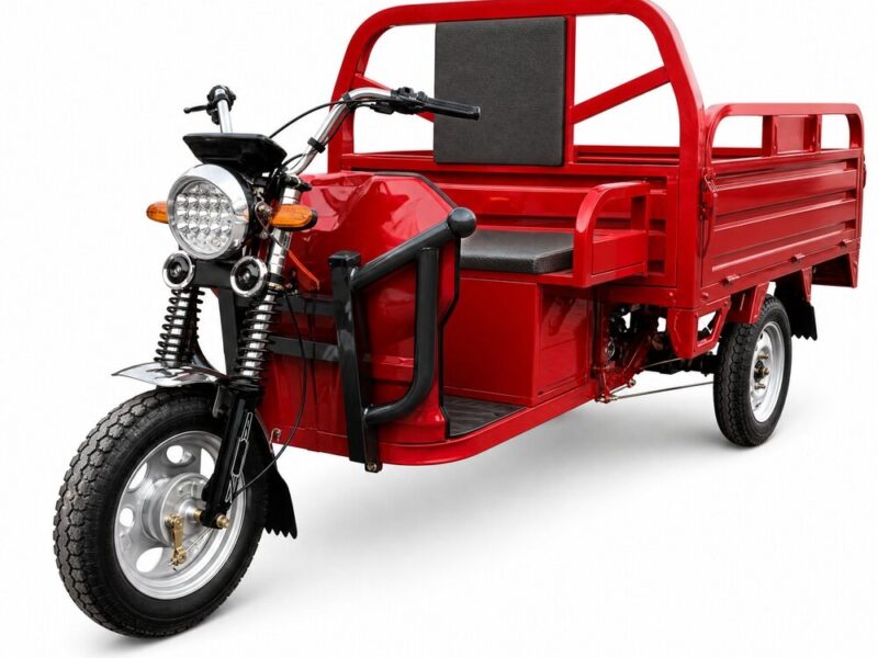 60V Cargo Electric Tricycle 501-800W Open Three Wheel Utility Vehicle 300-400kg Payload 90km Range Work Transport